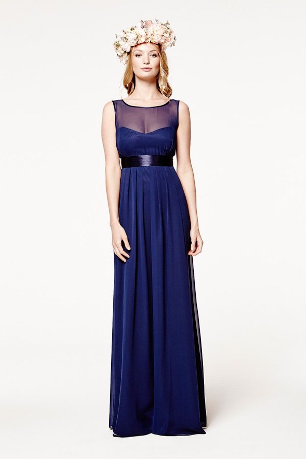 Charlotte Floaty Midnight Blue Dress